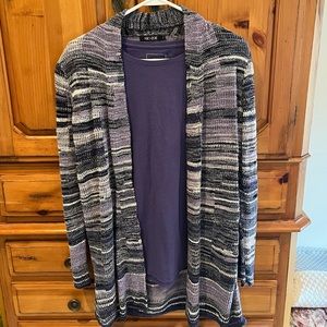 NIC+ZOE Purple Cardigan